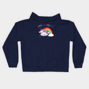 Rainbow Unicorn Cute Lover Kids Hoodie